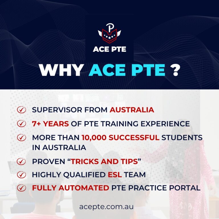 Why ACE PTE